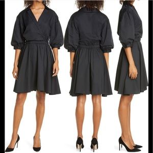 Club Monaco Puff Sleeve A-Line Dress